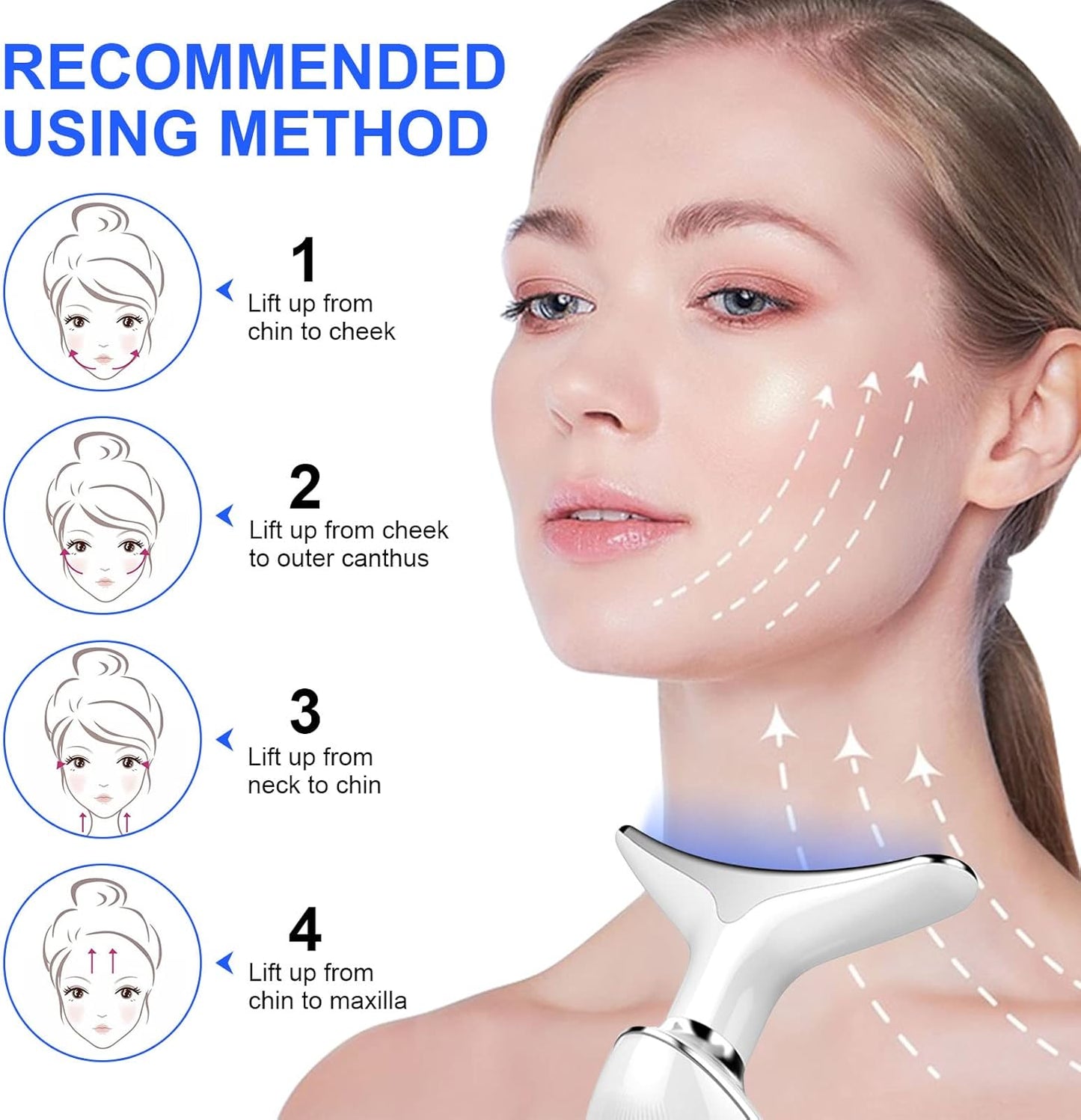 Facial Massager Red-Light-Therapy-for-Face and Neck,