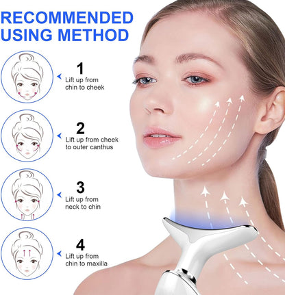 Facial Massager Red-Light-Therapy-for-Face and Neck,