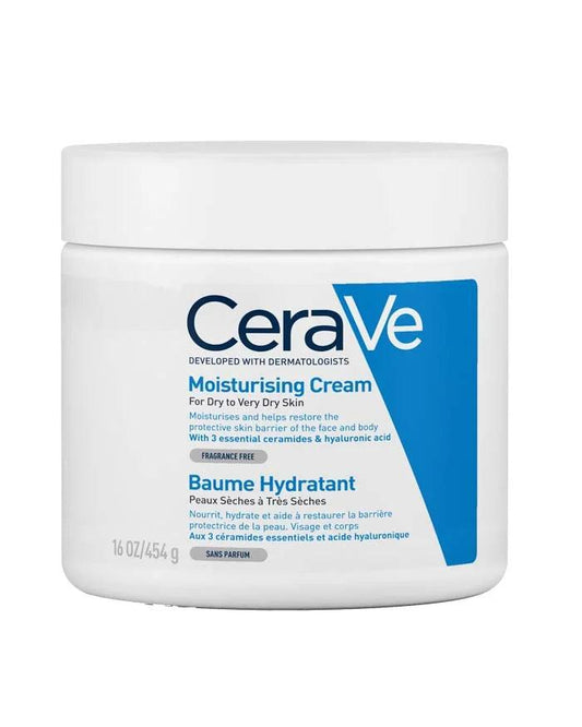 CeraVe Moisturizing Cream | 48H Body and Face Moisturizer - Pure Mama Glow